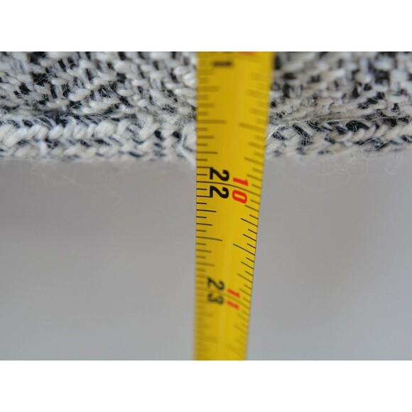 DEREK LAM Collective Blazer Womens 40 Gray Tweed Jacket Wool Blend - Picture 7 of 10